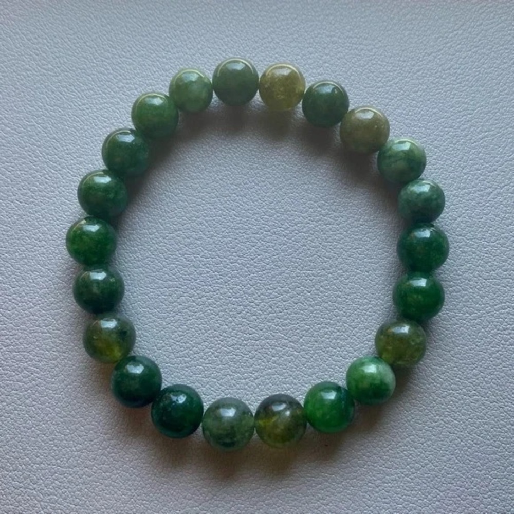 Green Beaded Bracelet